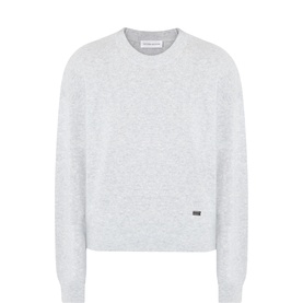 Logo Cropped Sweater