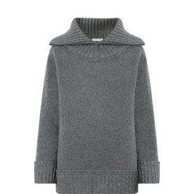 Logo Rib-Knit Oversized Sweater