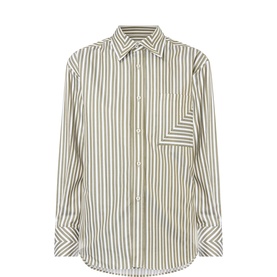 Patch Pocket Striped Shirt