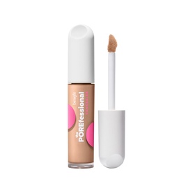 Benefit Porefessional Concealer in shade 1C Ready, open wand applicator showing light beige formula, white rounded cap beside