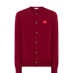 Heart Logo Patch Cardigan