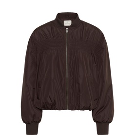 Arlette Cropped Bomber Jacket