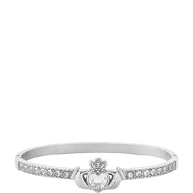 Saoirse Claddagh Bangle Bracelet