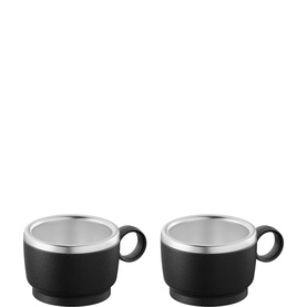 Tea & Coffee Espresso Cups 80ml, Set of Two