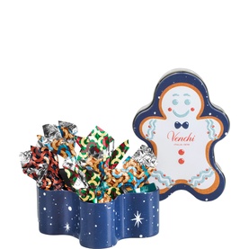 Vintage Dream Gingerbread Man Metal Tin Ten-Piece Set 80g