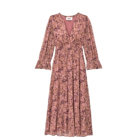 Aema Printed Flared Dress