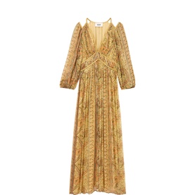 Chana Paisley Flared Dress
