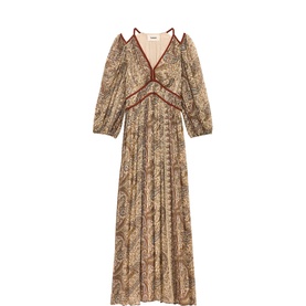 Chana Paisley Flared Dress