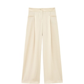 Wallie Pleated Wide Leg Trousers