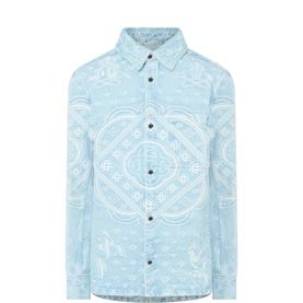 Paisley Denim Shirt