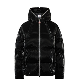 Glossy Logo Down Jacket