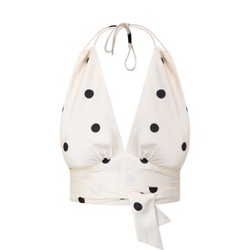 Phoebe Polkadot Halter Top