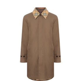 Tottenham Tartan-Collar Trench Coat