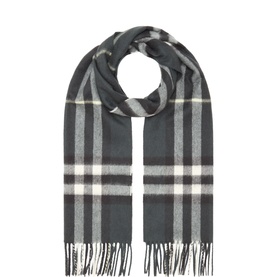 Giant Check Cashmere Scarf
