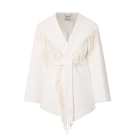 Rowen Fringed Wrap Jacket