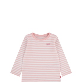 Vintage Striped Logo Top