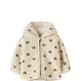 Snail Hooded Teddy Jacket