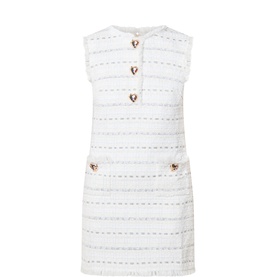 Boucle Sleeveless Mini Dress