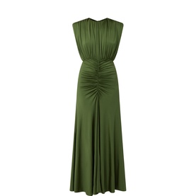 Gathered Jersey Dress