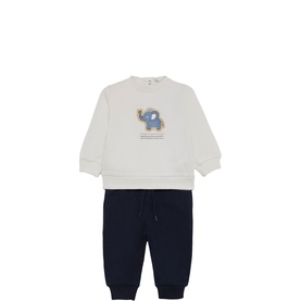 Elephant Sweatshirt & Joggers Two-Piece Set