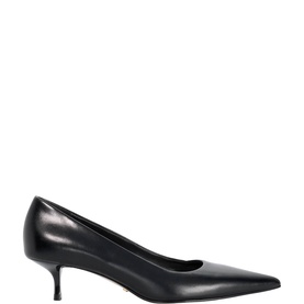 Amira Leather Court Shoes