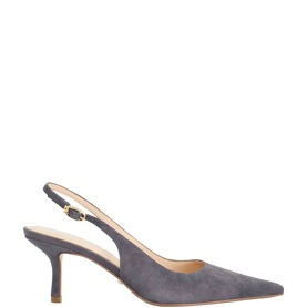 Celise Suede Slingback Court Shoes