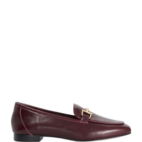 Grained Hardware Detail Loafers
