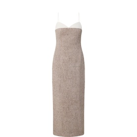 Tweed Contrast Dress