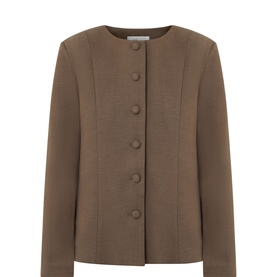 Padded Shoulder Oversized Jacket
