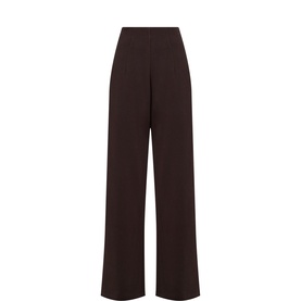 High-Waist Straight Leg Trousers