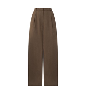 High-Waist Wide Leg Trousers