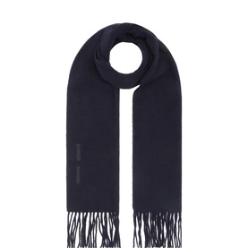 Jolly Logo Fringed Scarf