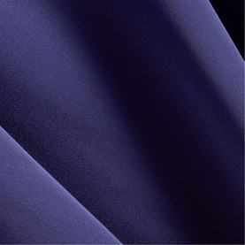 Hobbs violet blue smooth fabric close-up, showing a soft sheen and draped texture.