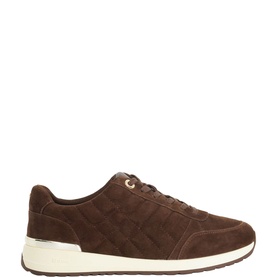 Evelie Quilted Lace-Up Trainers