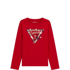 Triangle Logo Long-Sleeved Top