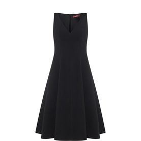 Solid Flared Dress