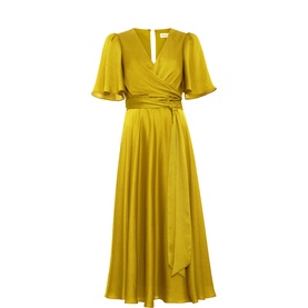 Abbie Belted Wrap Dress