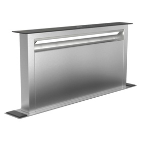 Neff Hood 90cm AIRDELUXE Down Draft Hood in silver, stainless steel finish with integrated light strip and slim profile design