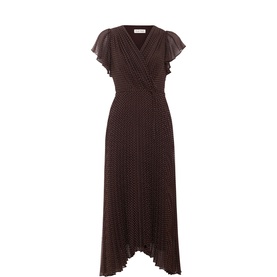 Louisa Polka Dot Wrap Dress