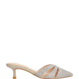 Calla Embellished Heeled Mules