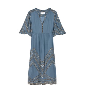 Pacifica Chevron Loose Flared Dress