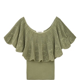 Salda Knitted Off The Shoulder Top