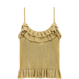 Zaria Ruffle Trim Knitted Camisole