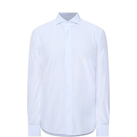 Japanese Knitted Single-Cuff Formal Shirt
