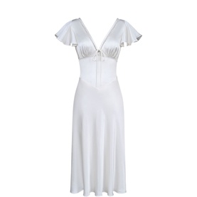 Ravella Silk Flared Tea Dress