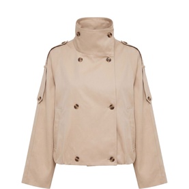 Billie Cropped Trench Coat