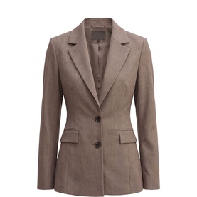 Clea Check Single-Breasted Blazer