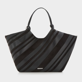 Paula Striped Large Tote Bag