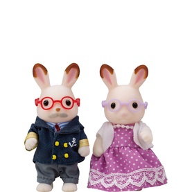 Chocolate Rabbit Grandparents Set