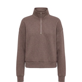 Hattie Zip Front Sweatshirt